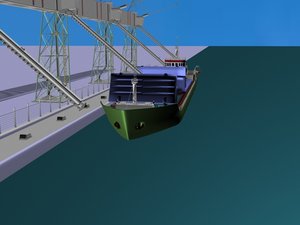 scene ship 3D model