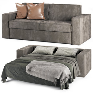 felis kurt sofa bed 3D model
