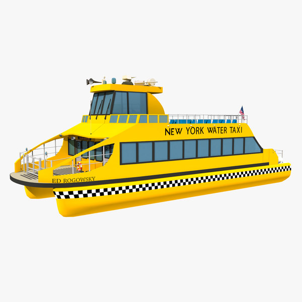 new york water taxi 3D model