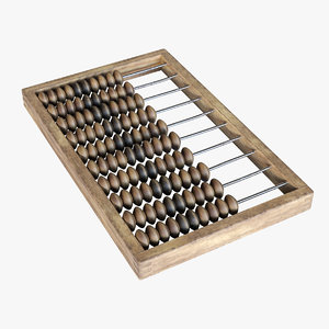 3D wooden abacus