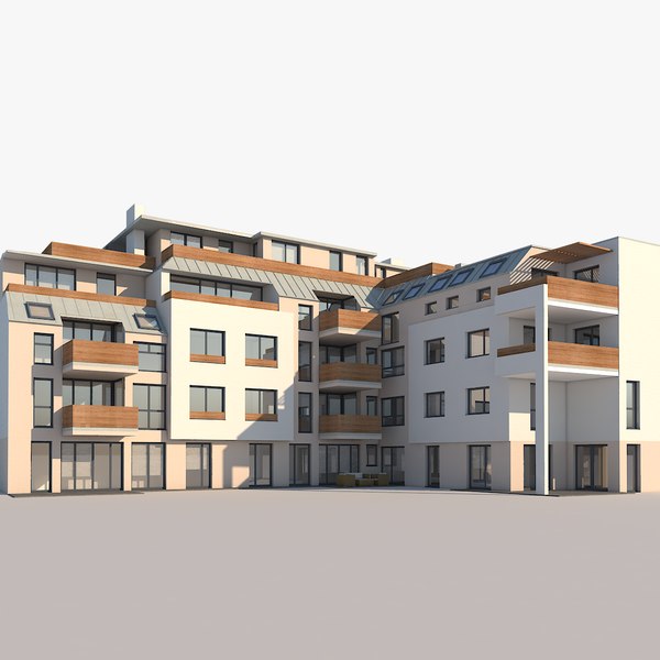 apartment building 3D model