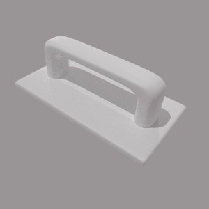rubber construction grater 3D model