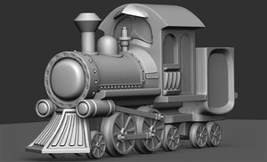loco locomotive toy 3D