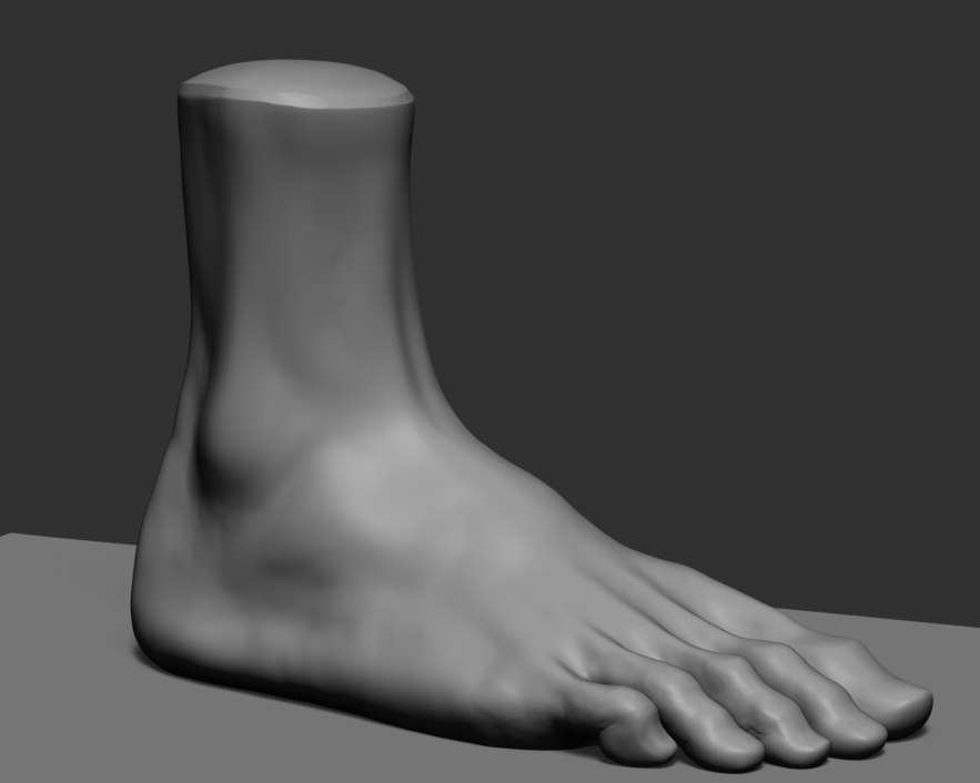 foot zbrush