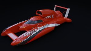 speed boat 3D model