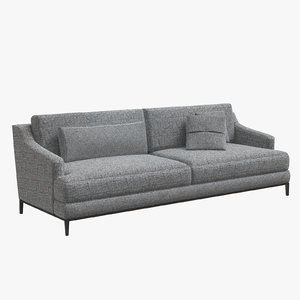 3D bellport jean-marie massaud sofa interior model