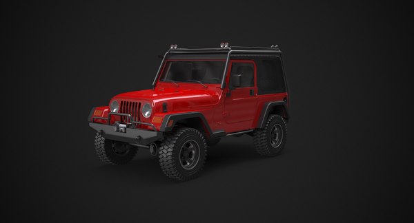 Jeep wrangler tj offroad 3D model - TurboSquid 1333302