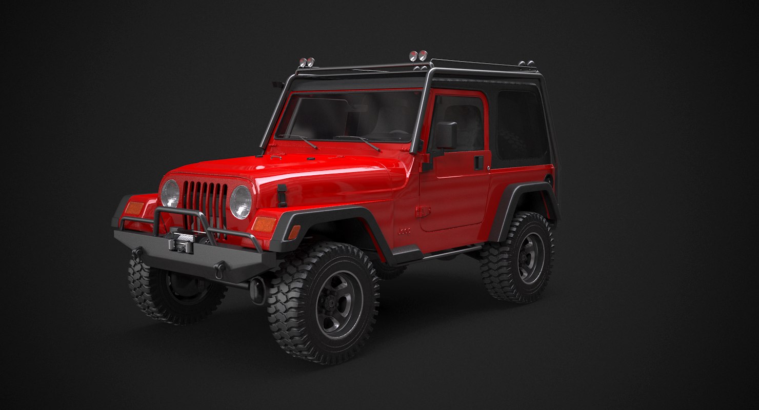 Jeep Wrangler Tj Offroad 3D Model - TurboSquid 1333302