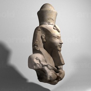 amenhotep statue 3D model