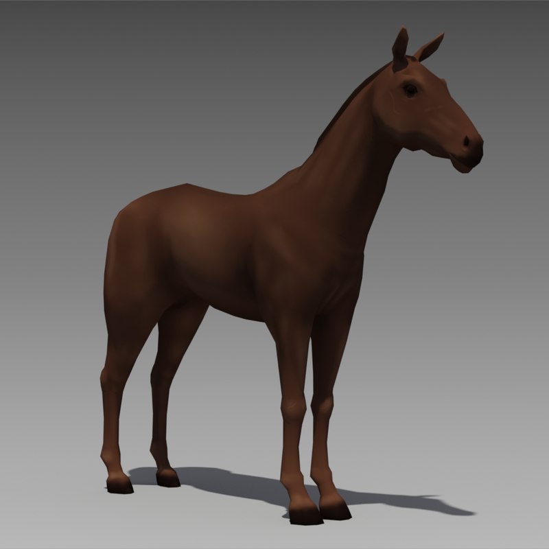 3D horse animations model TurboSquid 1333741