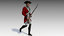 british redcoat soldier 3D model
