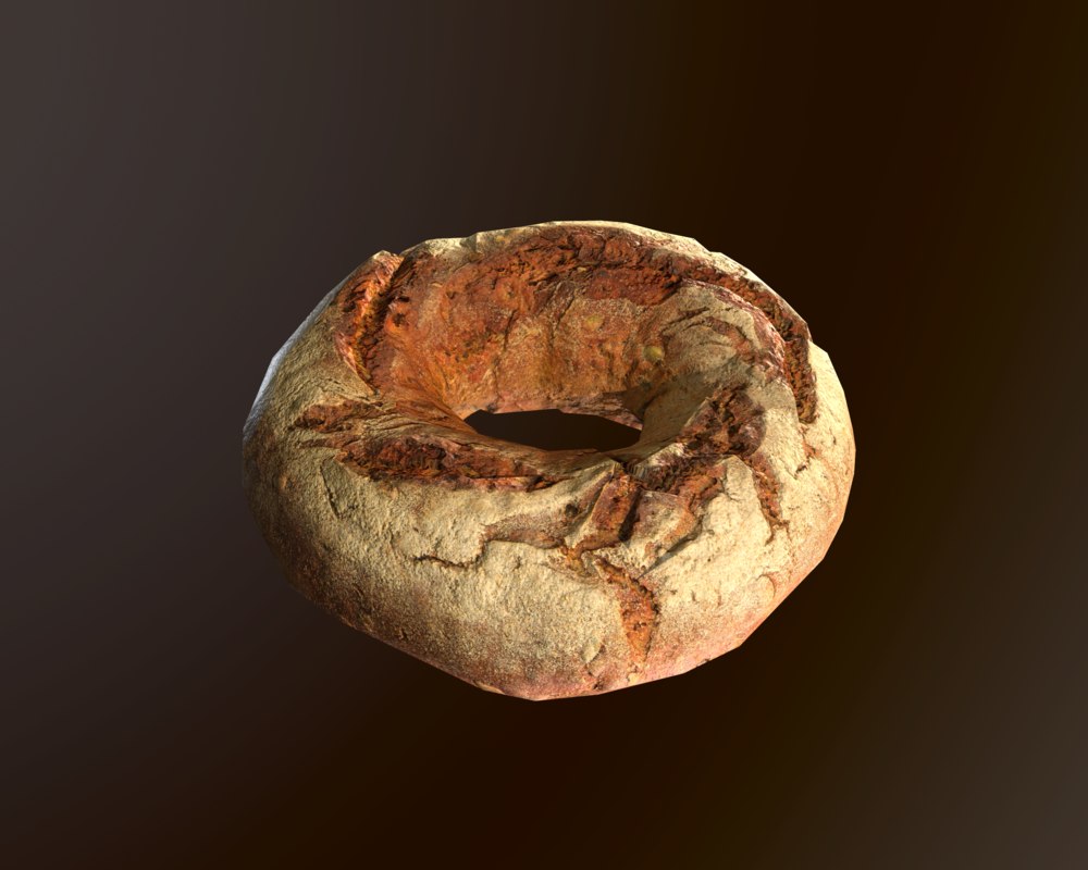 3d simulation bread