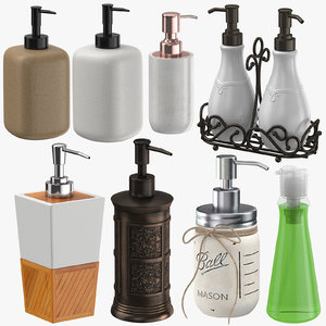 Liquid Soap Dispenser 3d Models For Download Turbosquid