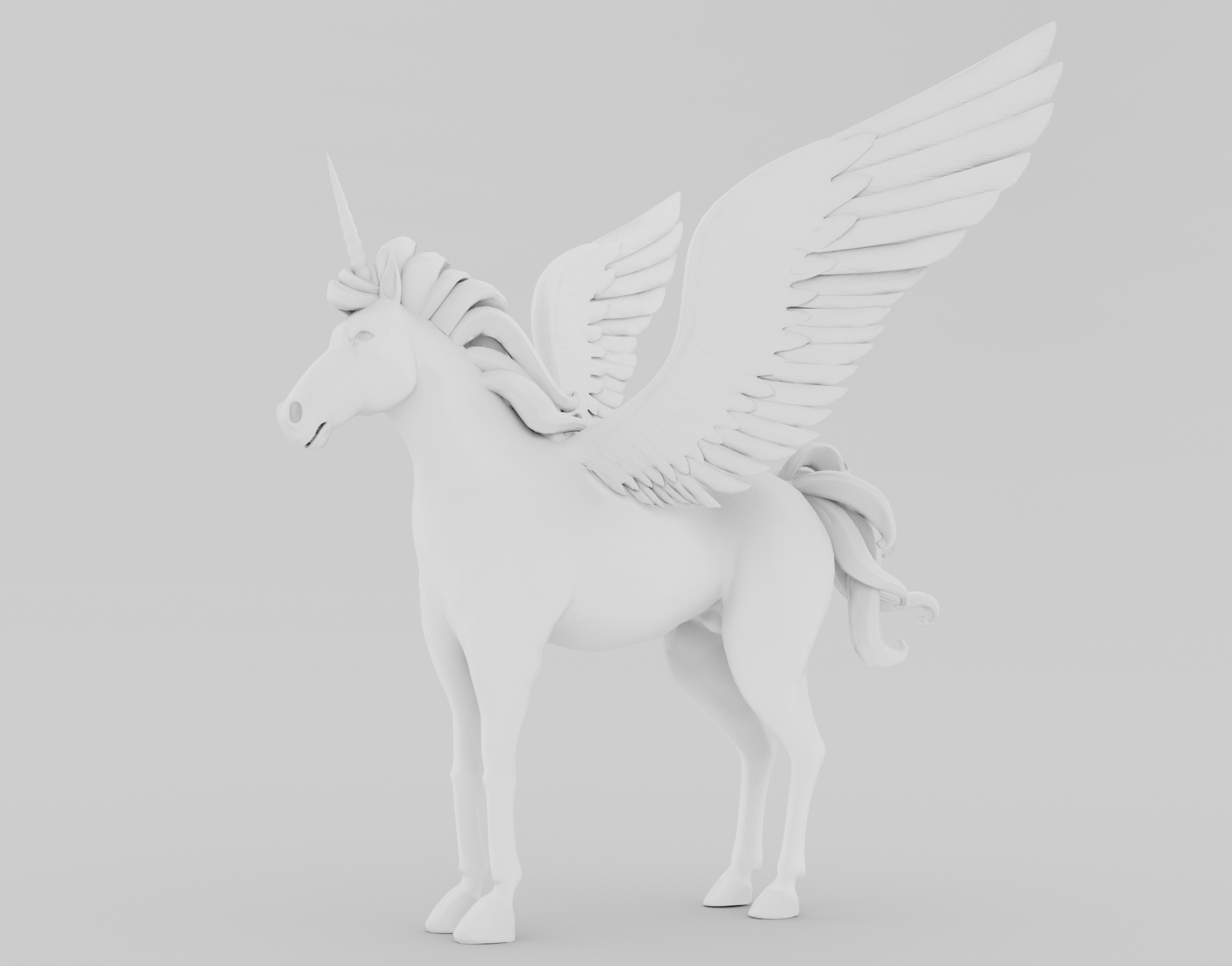 Modelo 3d Unicornio Turbosquid 1333874 4999