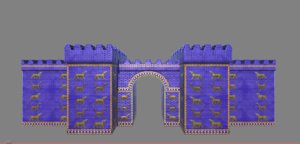 3D arch wall ishtar gate
