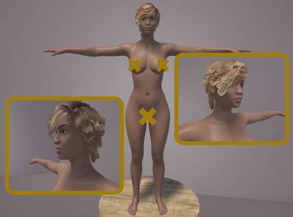 body genitals 3D model