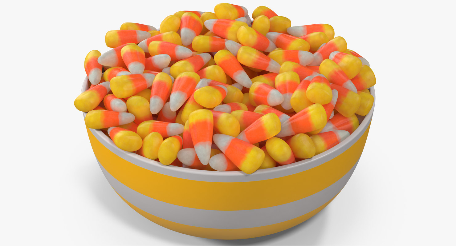 3D candy corn 4 model TurboSquid 1334120