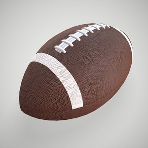 american football ball 3D