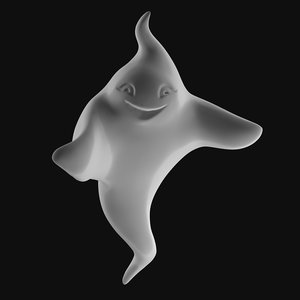 3D ghost halloween