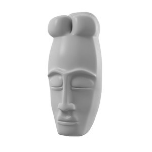 african mask statue 3D