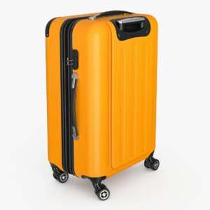 hardside spinner luggage ar 3D model