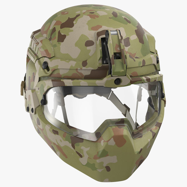 Modello 3D Casco per armatura facciale - TurboSquid 1334716