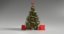 3D christmas tree model