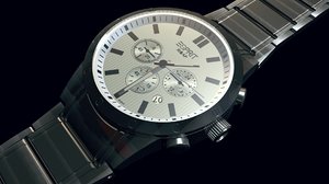 3D watch chrono model
