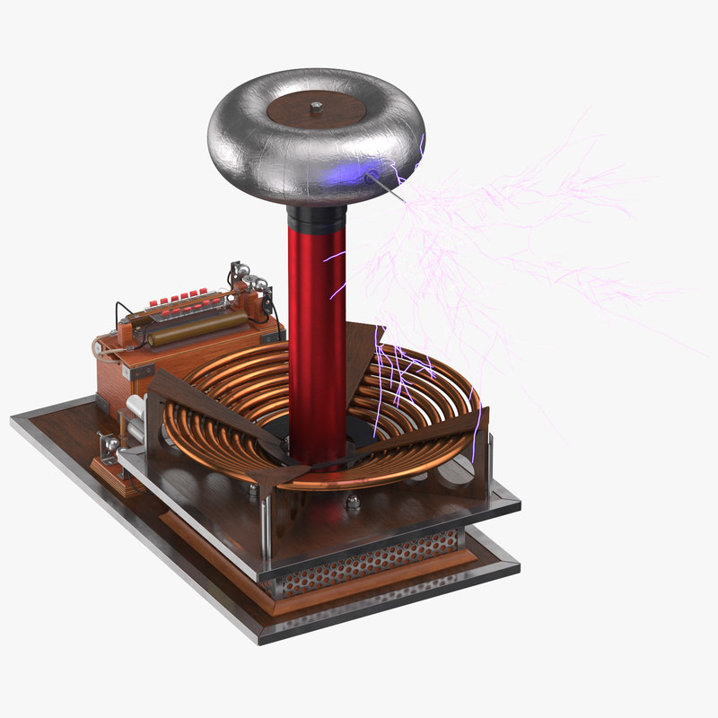 3D tesla coil 03 - TurboSquid 1335098