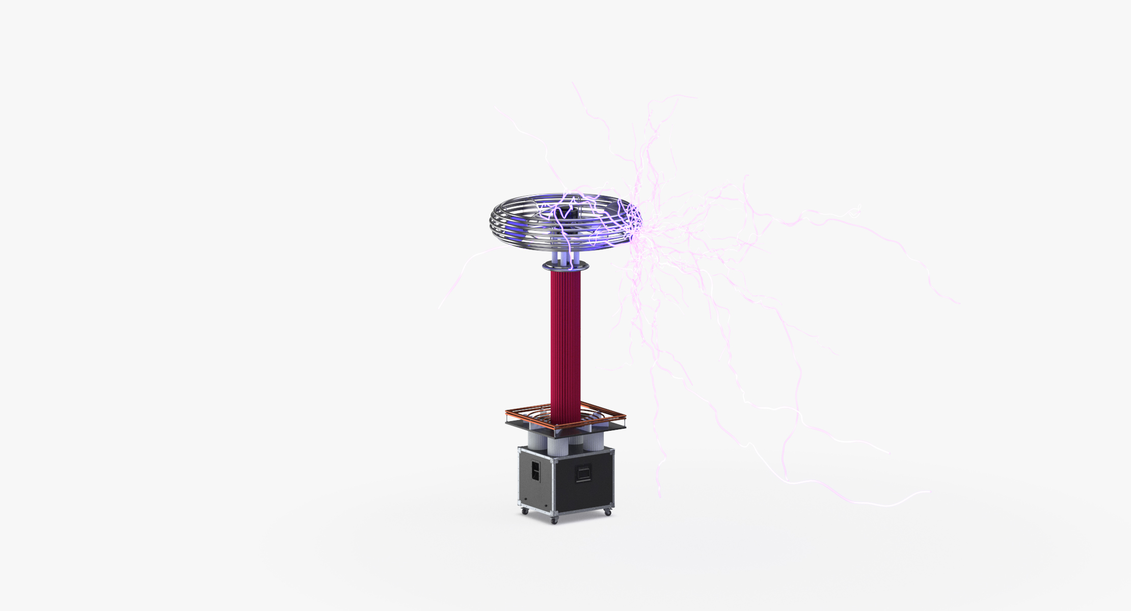 特斯拉线圈系列3d模型