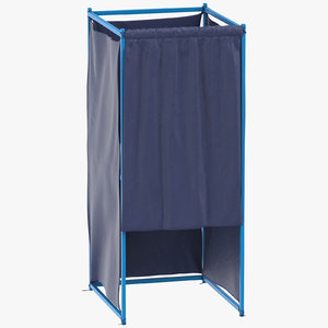 3D model voting booth