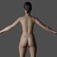3D galatea woman anatomy model