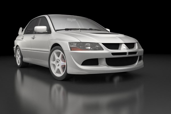 3d 3dmodel mitsubishi lancer evolution