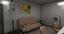 3D realistic hospital hallway