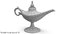 aladdin magic lamp vintage 3D model