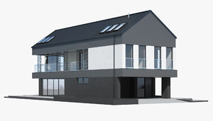 3D model house building home