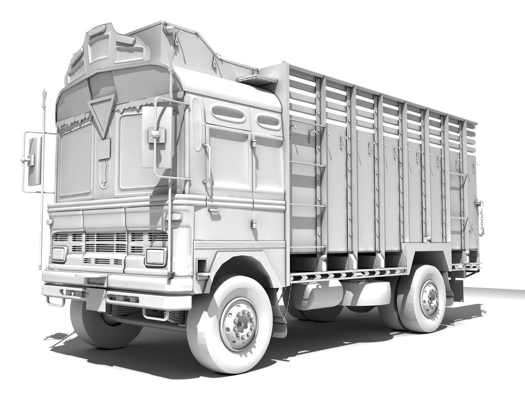 3d indian truck model