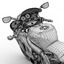 kawasaki super sport motorcycle 3d model