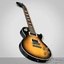 3d model of guitar gibson les paul