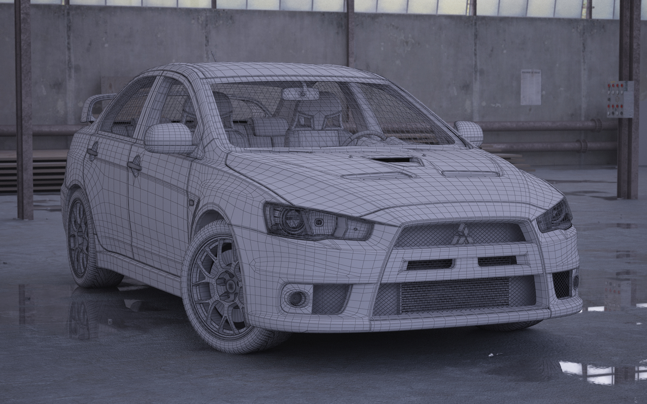 Mitsubishi 3d model