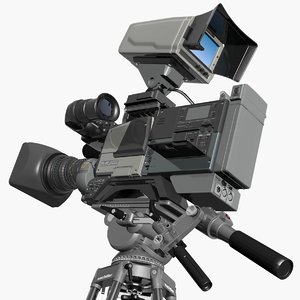3d model camcorder sony-canon-ikegami btc sachtler