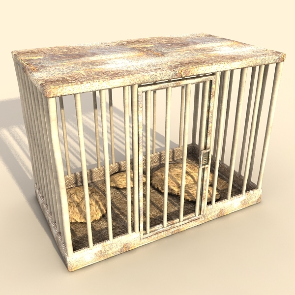 3ds max animal cage