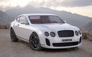 3ds car bentley continental supersports