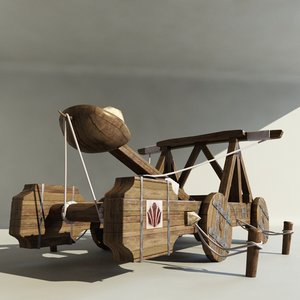 3d catapult model