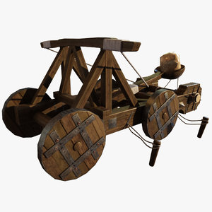 3d catapult model