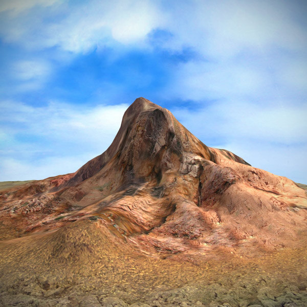 mountain terrain 3d c4d