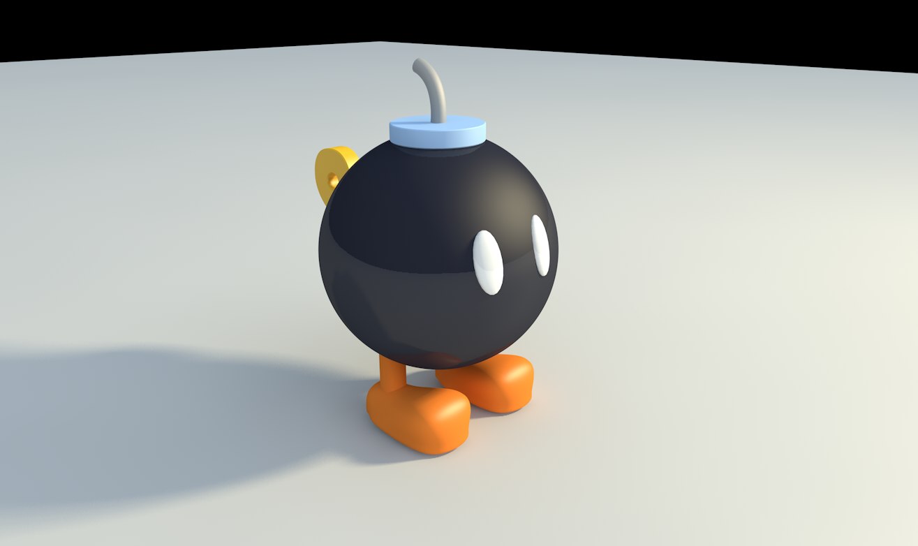 Download 3d model bob-omb super mario