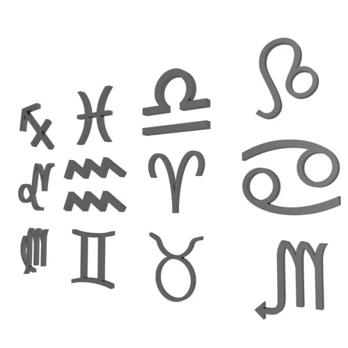 zodiac signs preloaders set