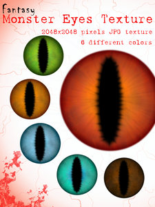 Monster Eyes Texture Map