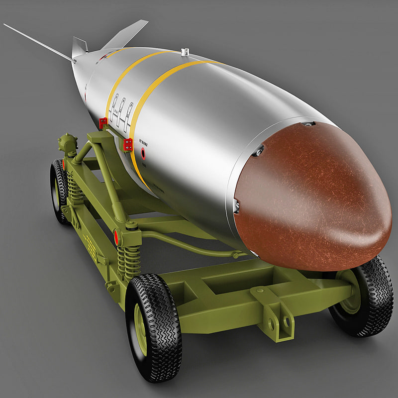3d model nuclear bomb mark 7